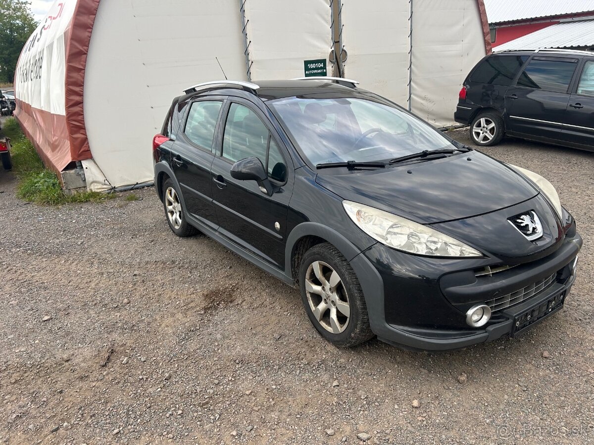 Peugeot 207SW 1,6VTI 88KW 5FW prodám náhradní díly - 2