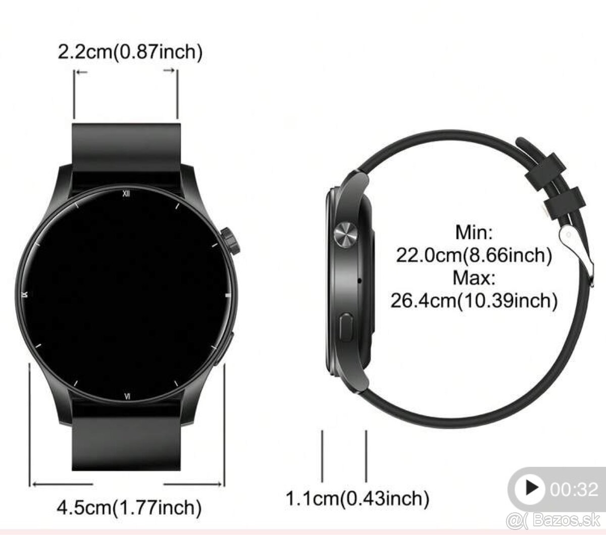 predam smart inteligentne hodinky nove nepouzite v krabici - 2