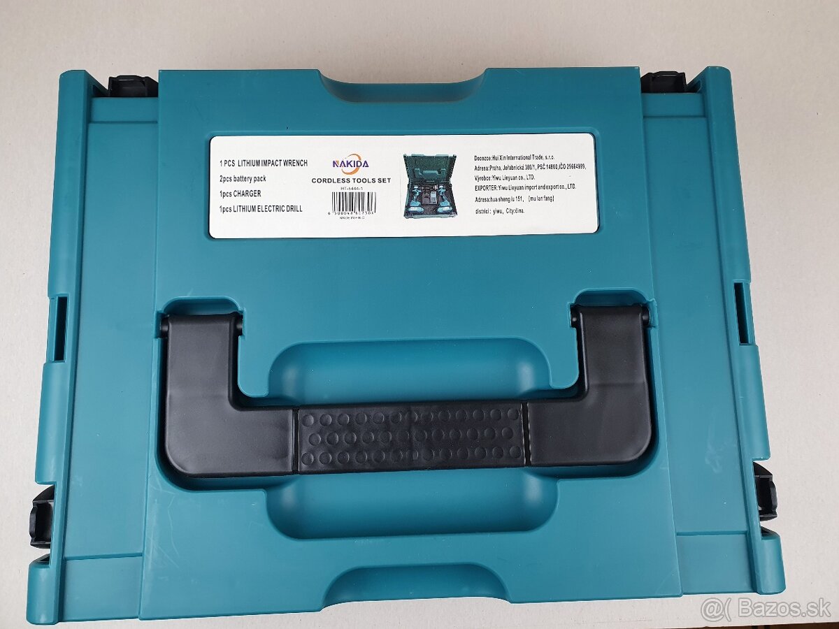 Sada 2 ks aku nářadí 21V(ráz. utahovák a příklepová vrtačka) - 2