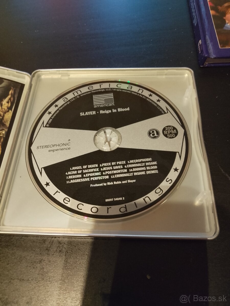 Predám CD-Slayer-Reign in Blood - 2