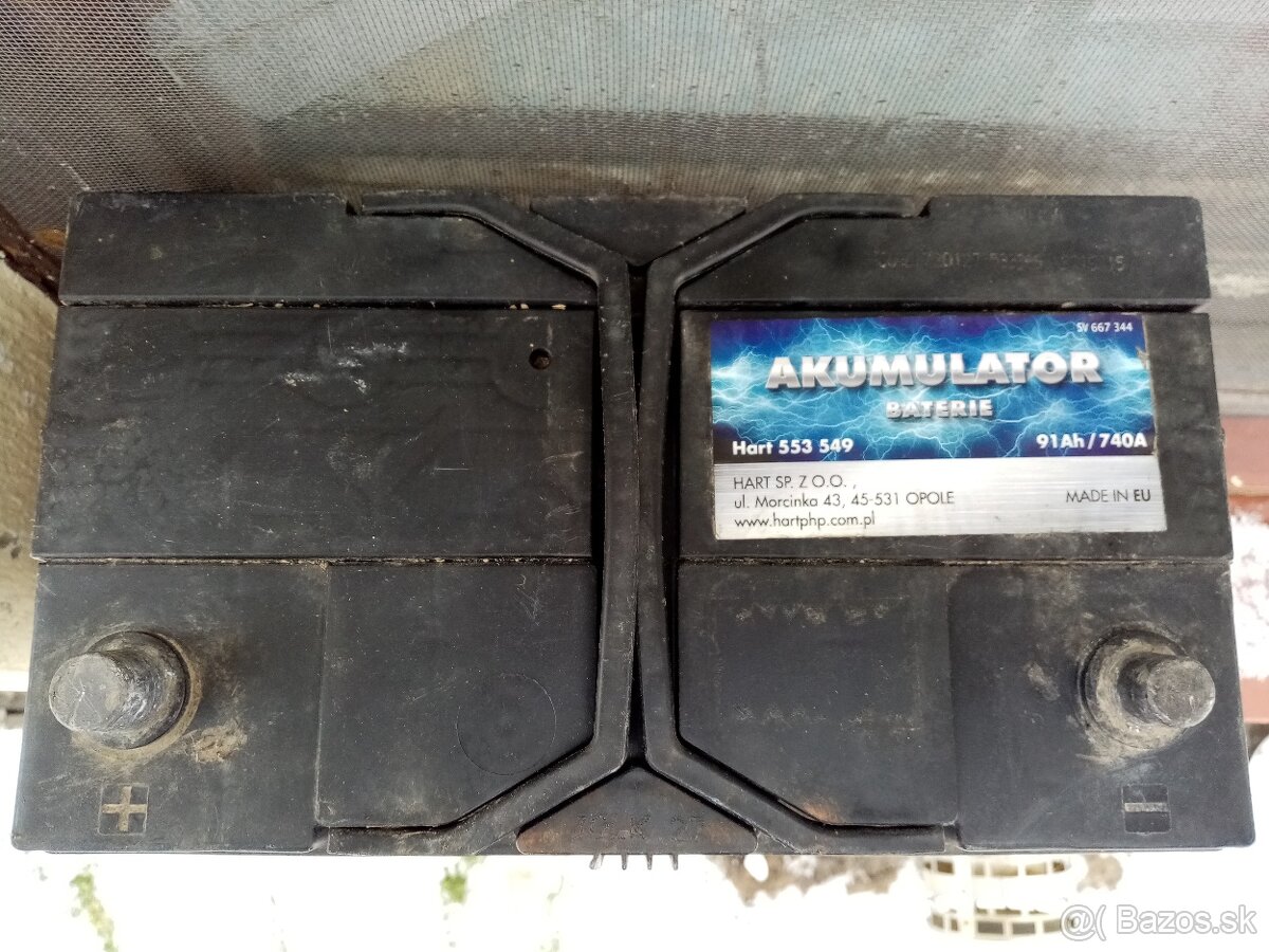 AUTOBATÉRIA - Baterka ..12v - - 2