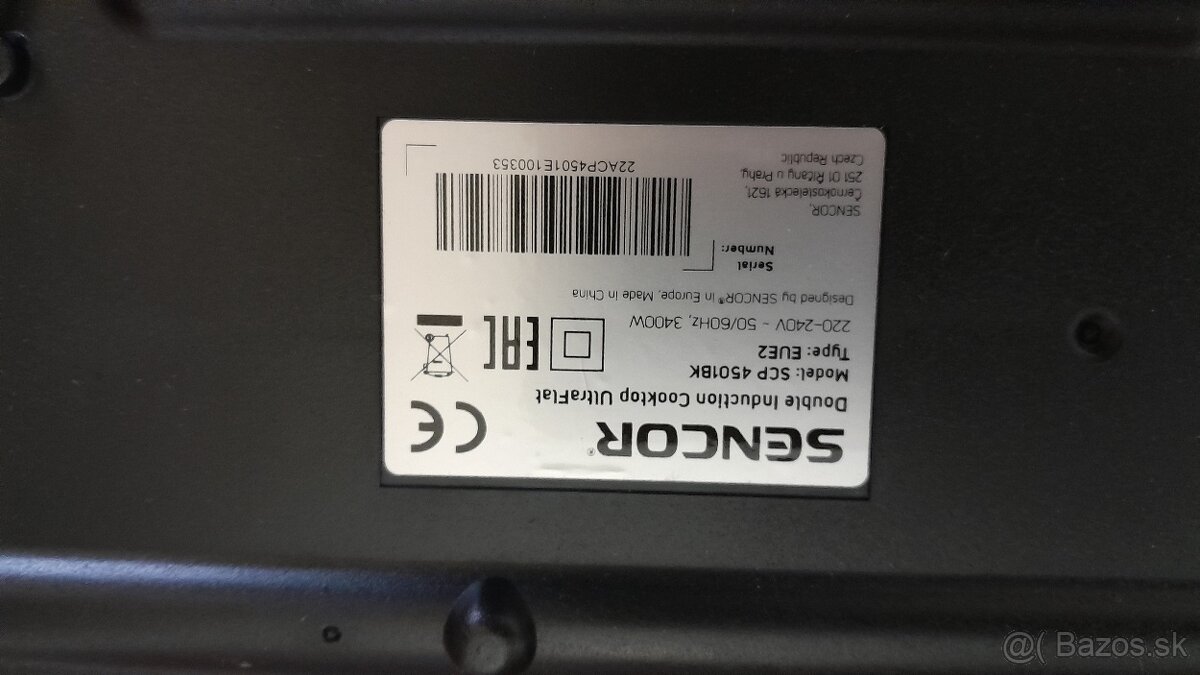 Predám dvojplatničku indukčnú SENCOR - 2