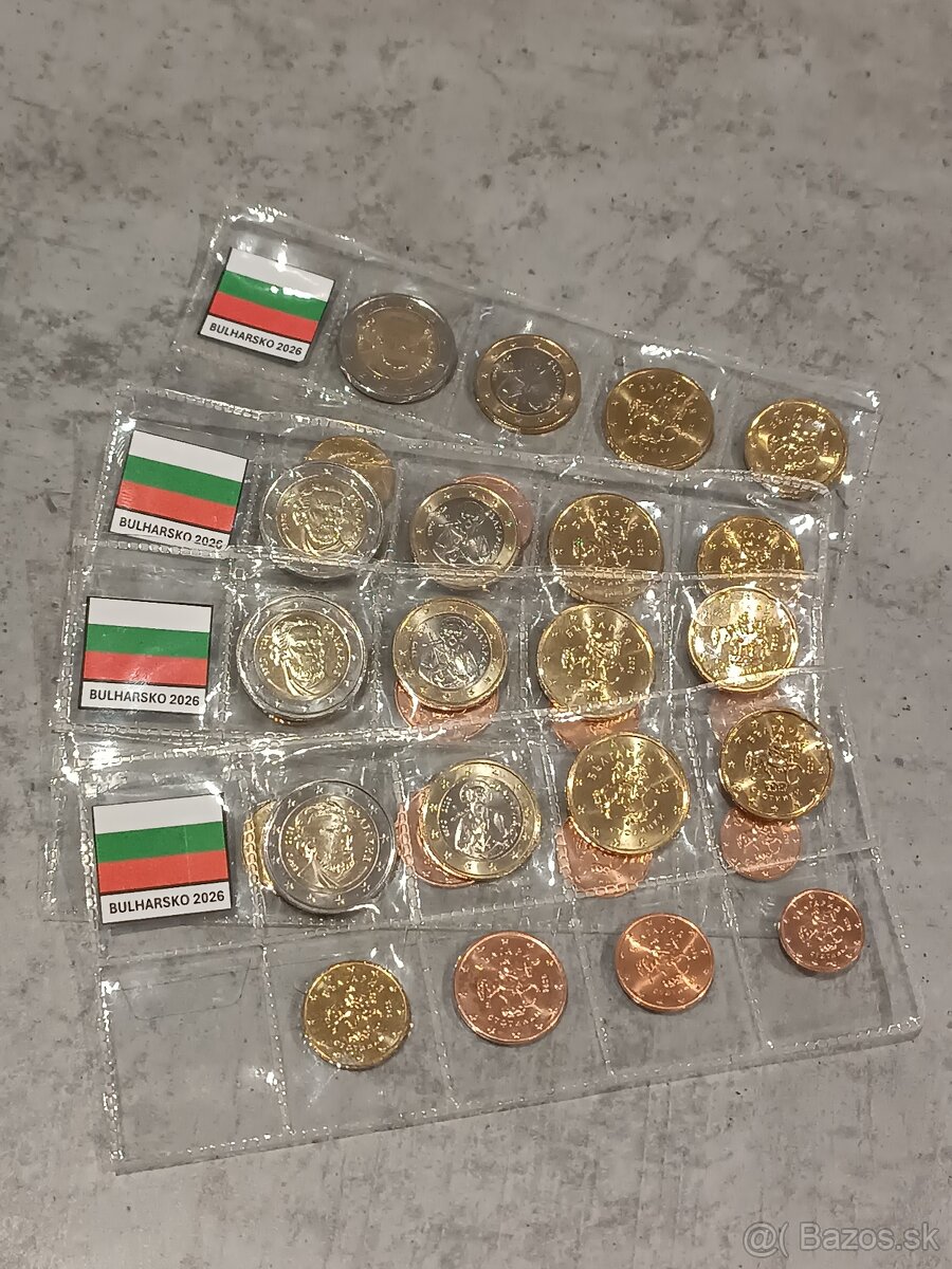 2€ Bulharsko , obehová sada - 2