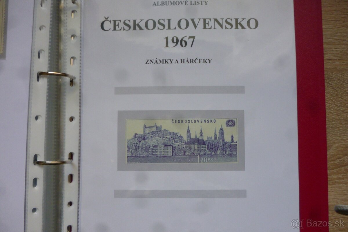 Zbierka čsl.známok R.1945-1992 - 2