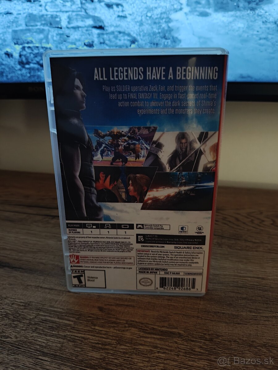 Final Fantasy Crisis Core Switch - 2