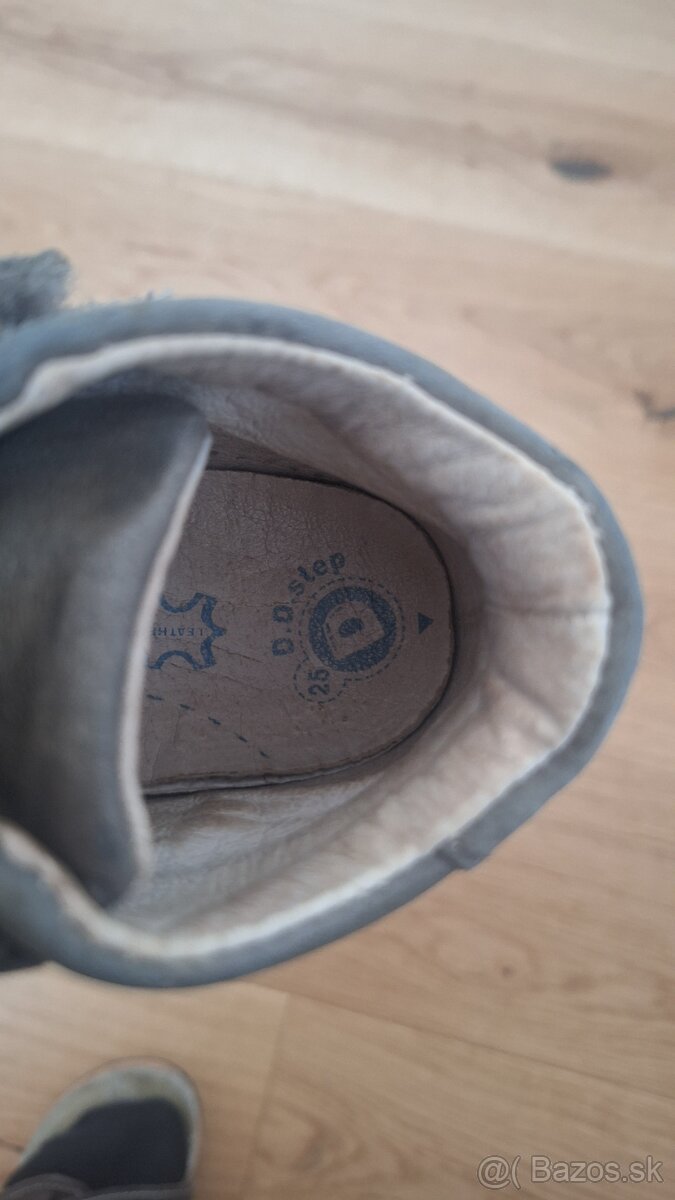 Kožené topánky DDstep veľ.25 - 2
