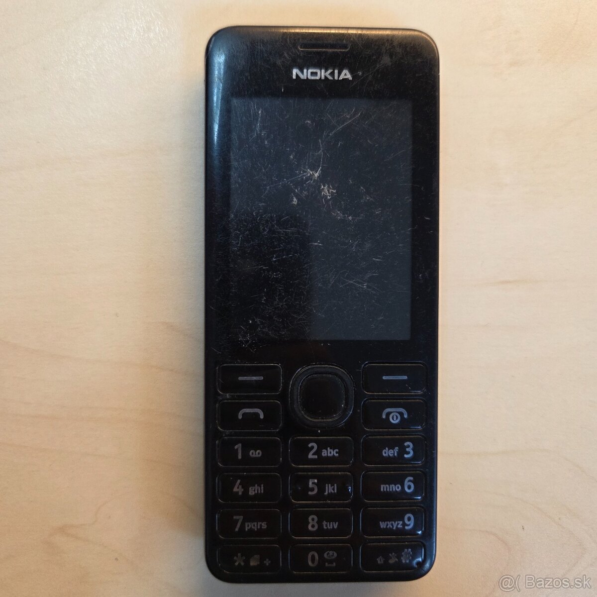 Nokia 206, RM-872, 2012, cierna, 2-simkovy - 2