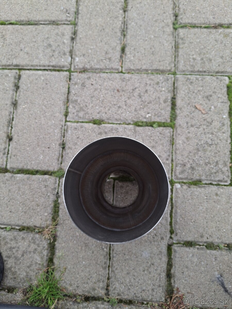 Koncovka výfuku, nerez nová - 2