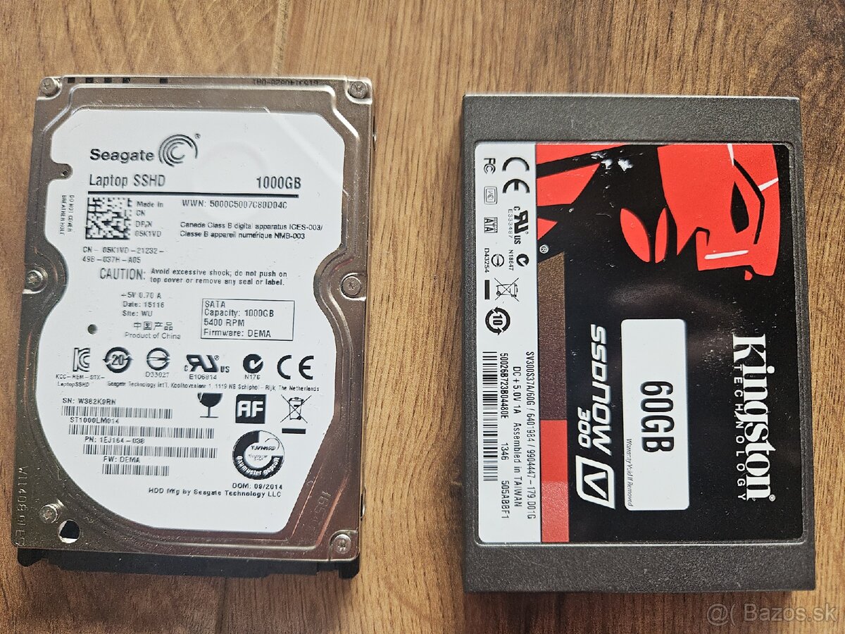 HDD 3.5 2tb, 500gb, 2.5 1tb, 60gb ssd - 2
