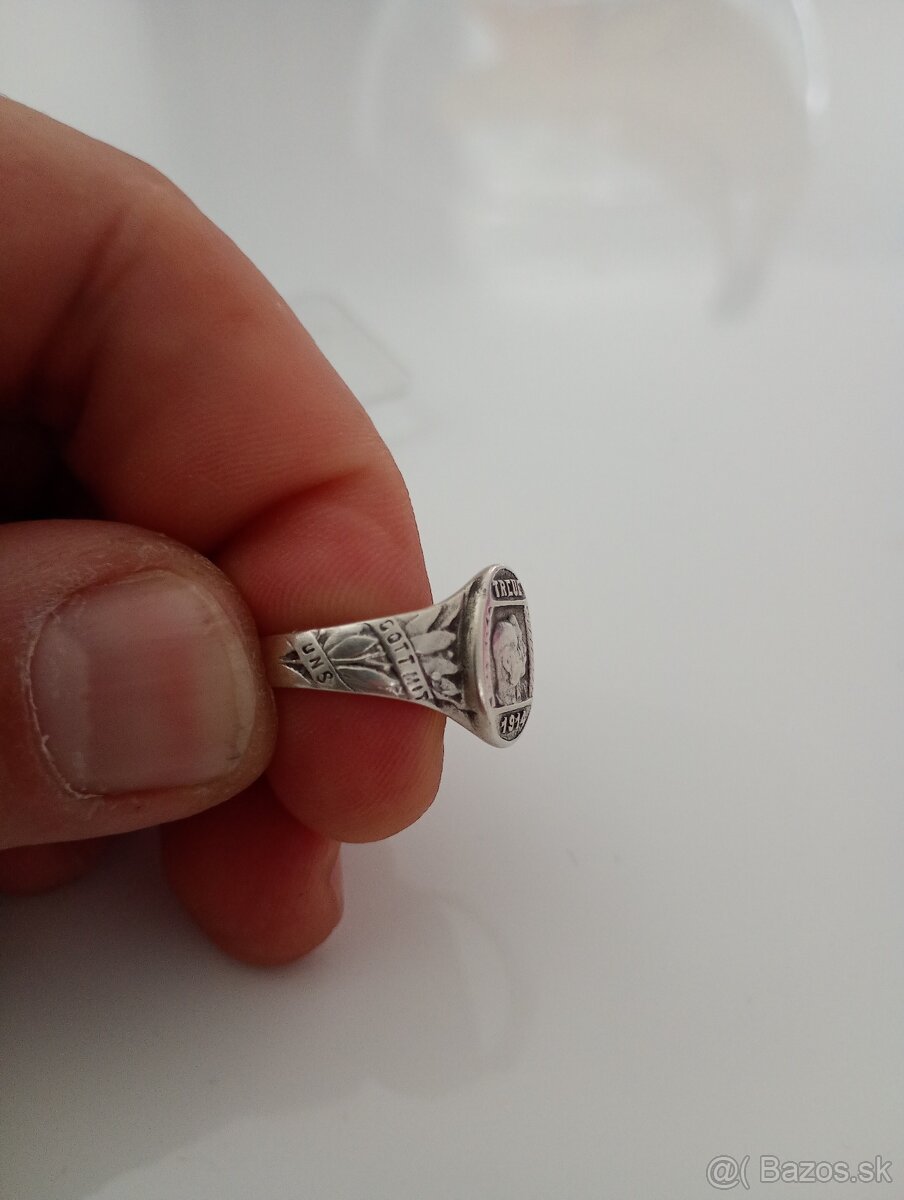 Prsteň vlastenecký F.J. 1914 - 2