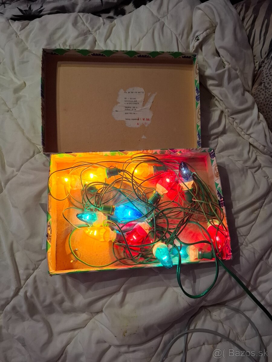 Stare vianocne svetielka šišky - 2