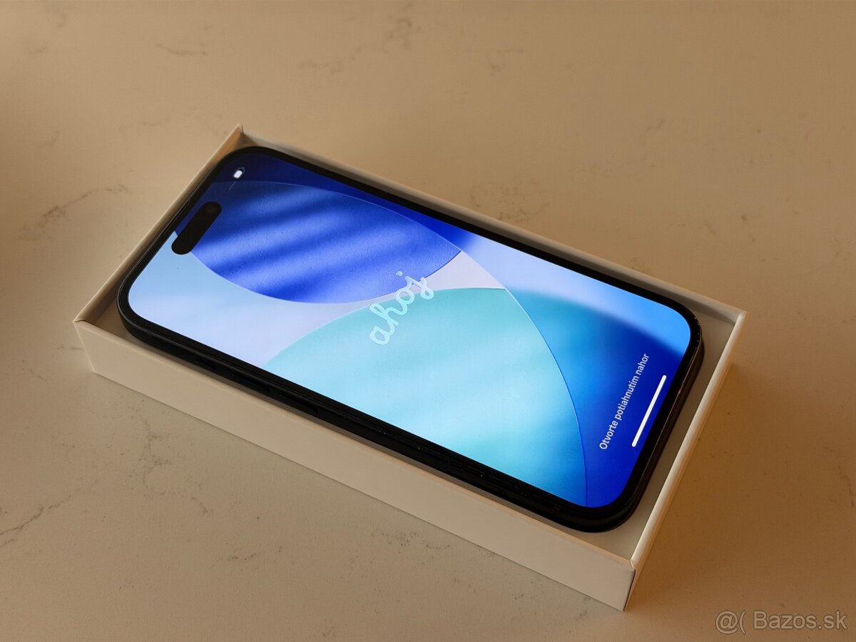 Predám iPhone 15, Black, 128GB - 2