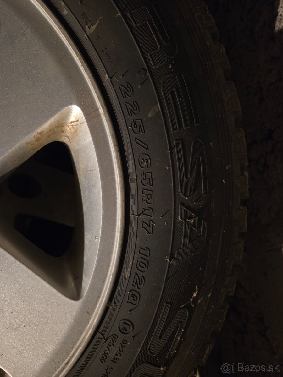 5x127 r17, 225/65 r17 zimne - 2