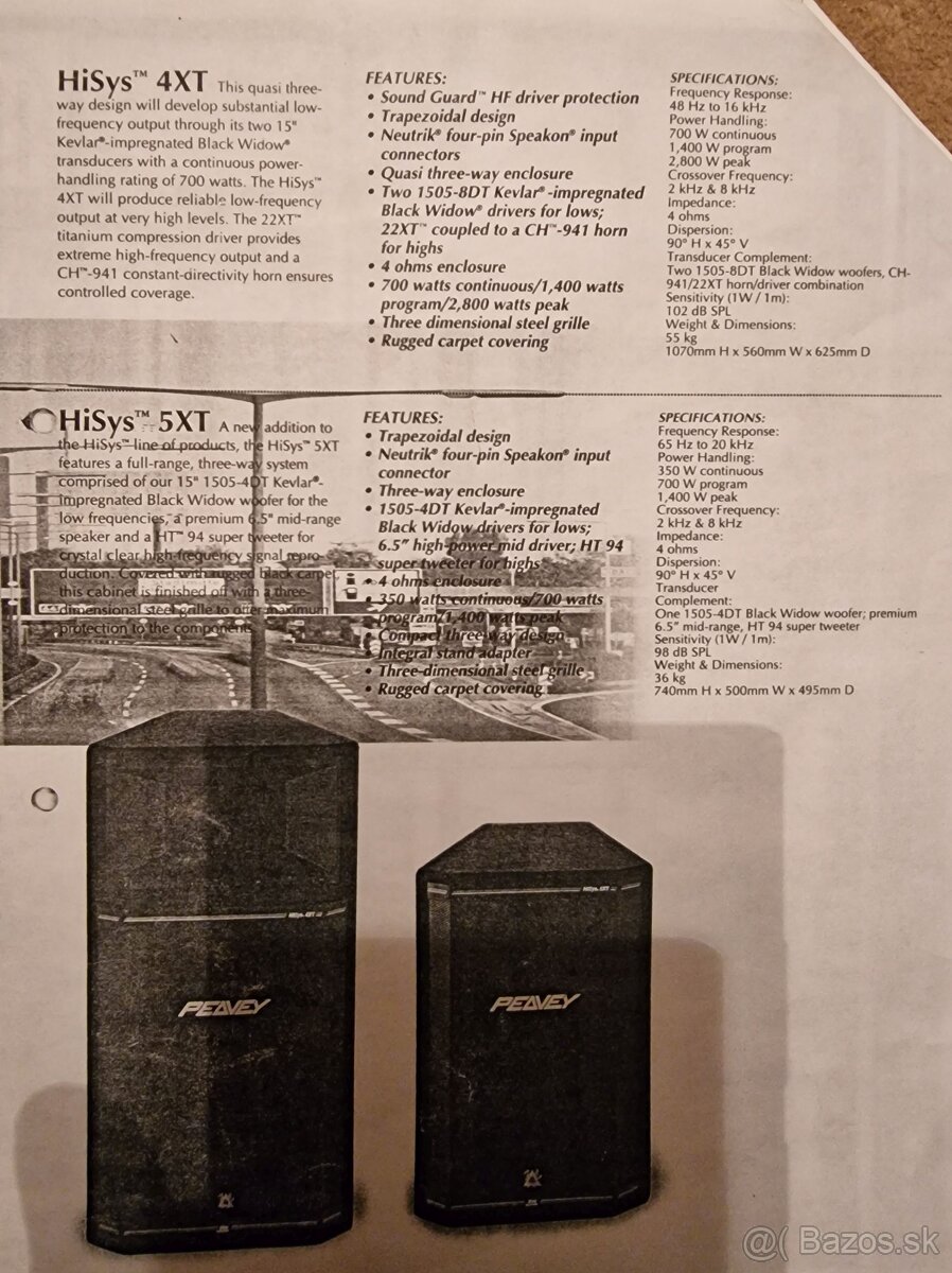 Peavey HiSys 4XT - znížená cena - 2