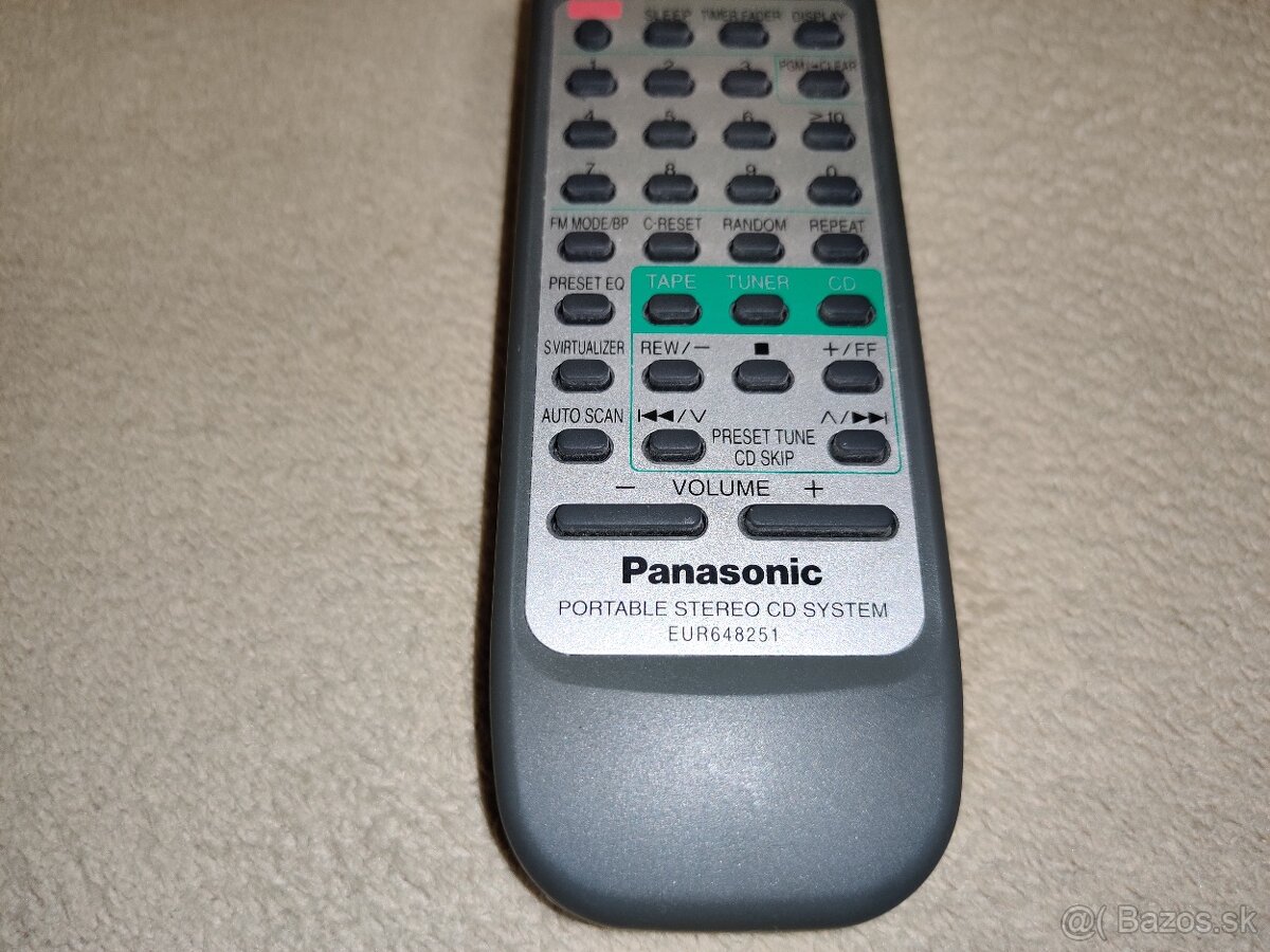 Preddám diaľkové ovládanie ovládač Panasonic. - 2