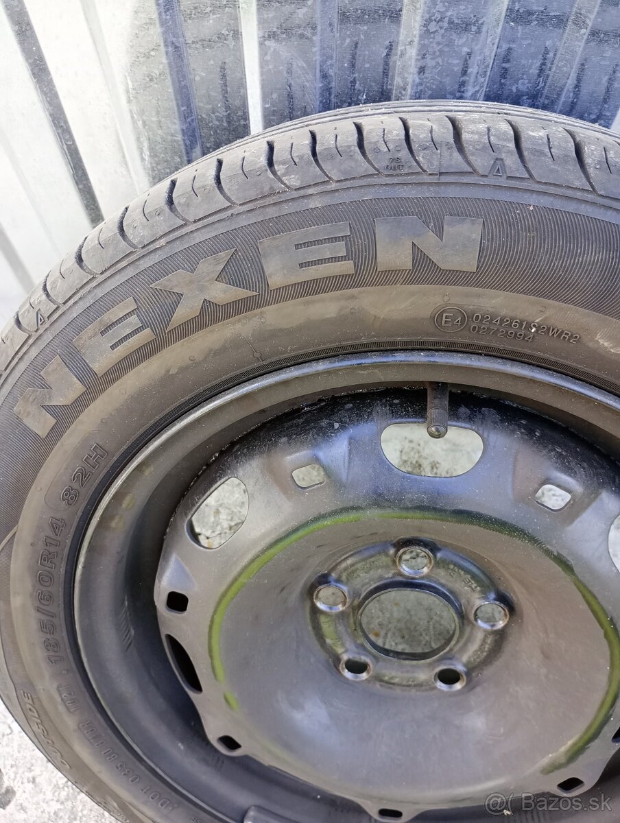 Pneumatiky na diskoch Fabia 1 letné - 2