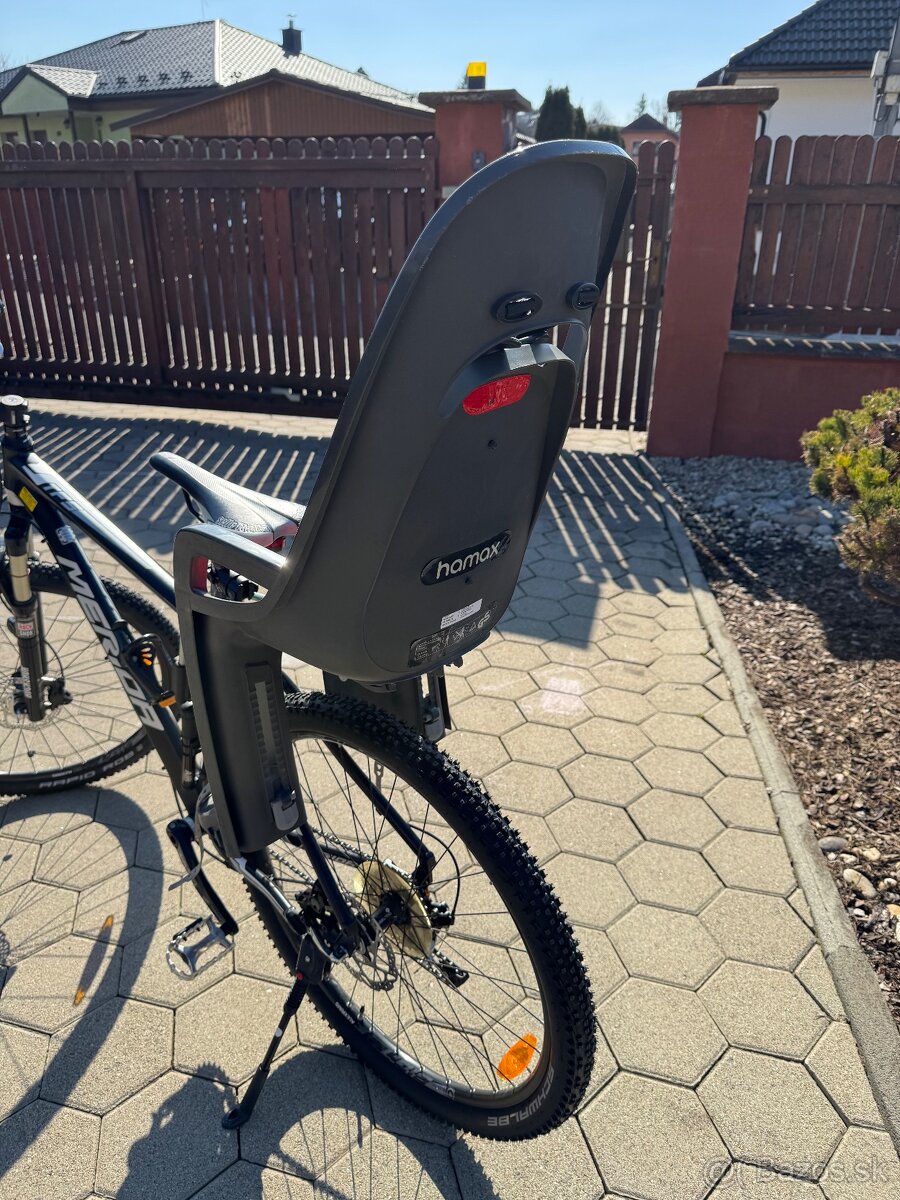 HAMAX Cyklosedačka s adaptérom Zenith W grey/red - 2