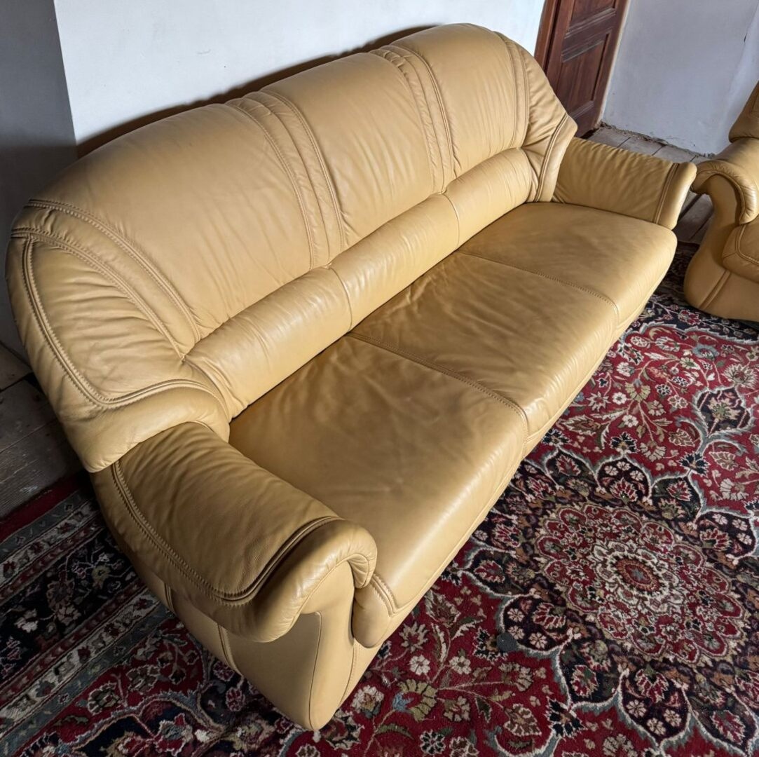 Kožená sedací souprava 3+1,5837 - 2