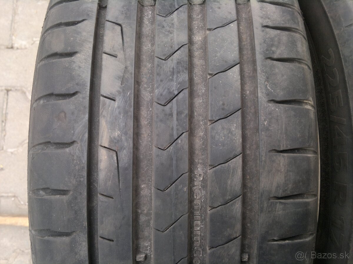 Letne pneu. Continental 225/45 r17 - 2