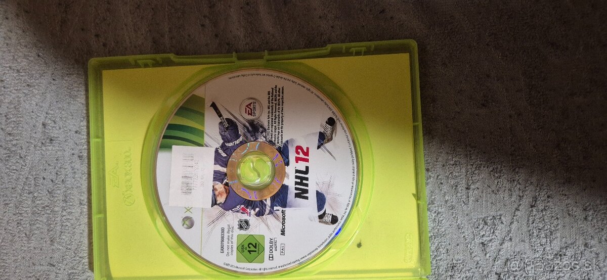 Predám hru na XBOX 360 NHL 12 - 2