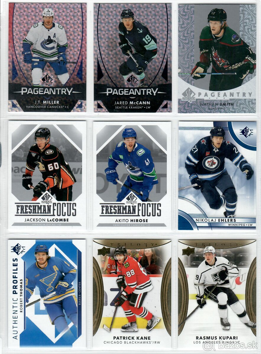 Predam hokejove karty NHL - 2
