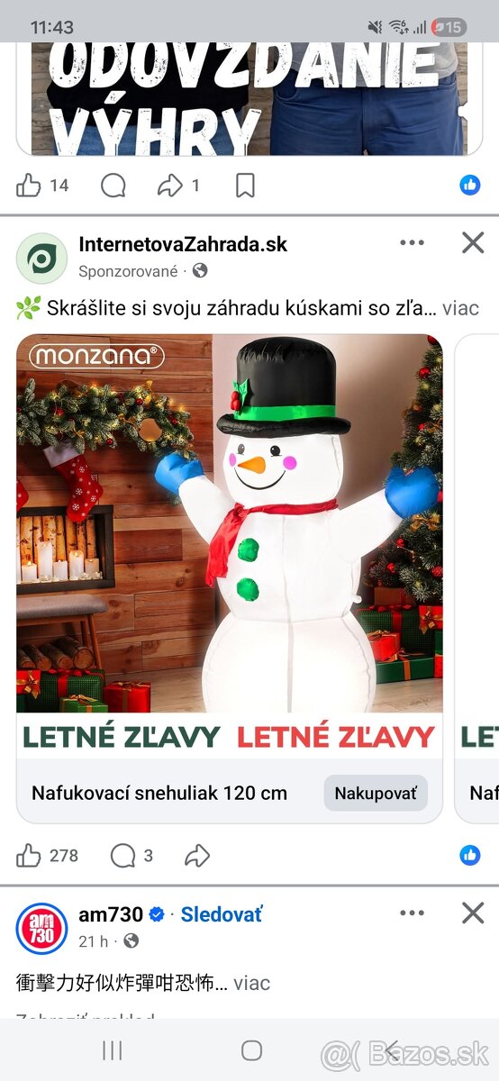 Vianocne nafukovacie postavičky - 2