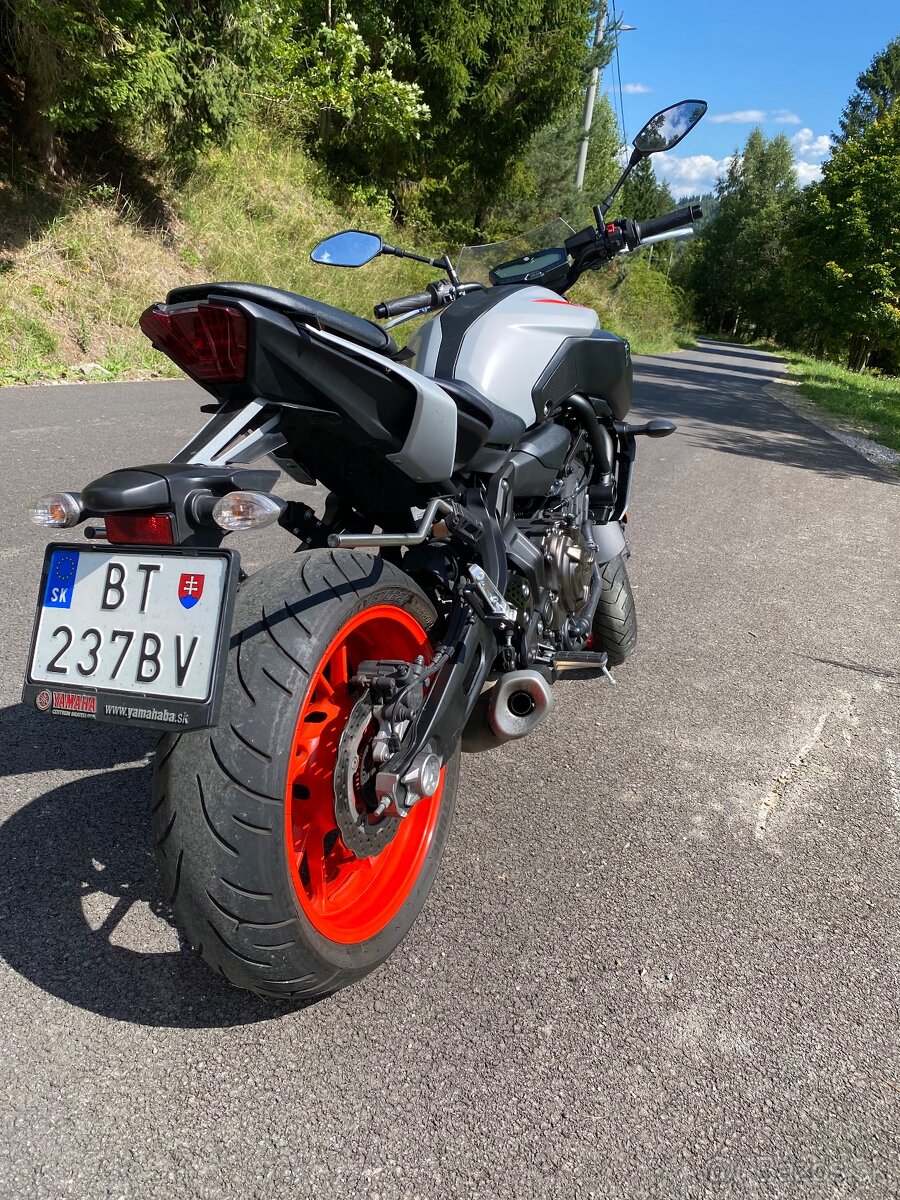 Yamaha MT07, 55 kW, r.v. 2020 - 2