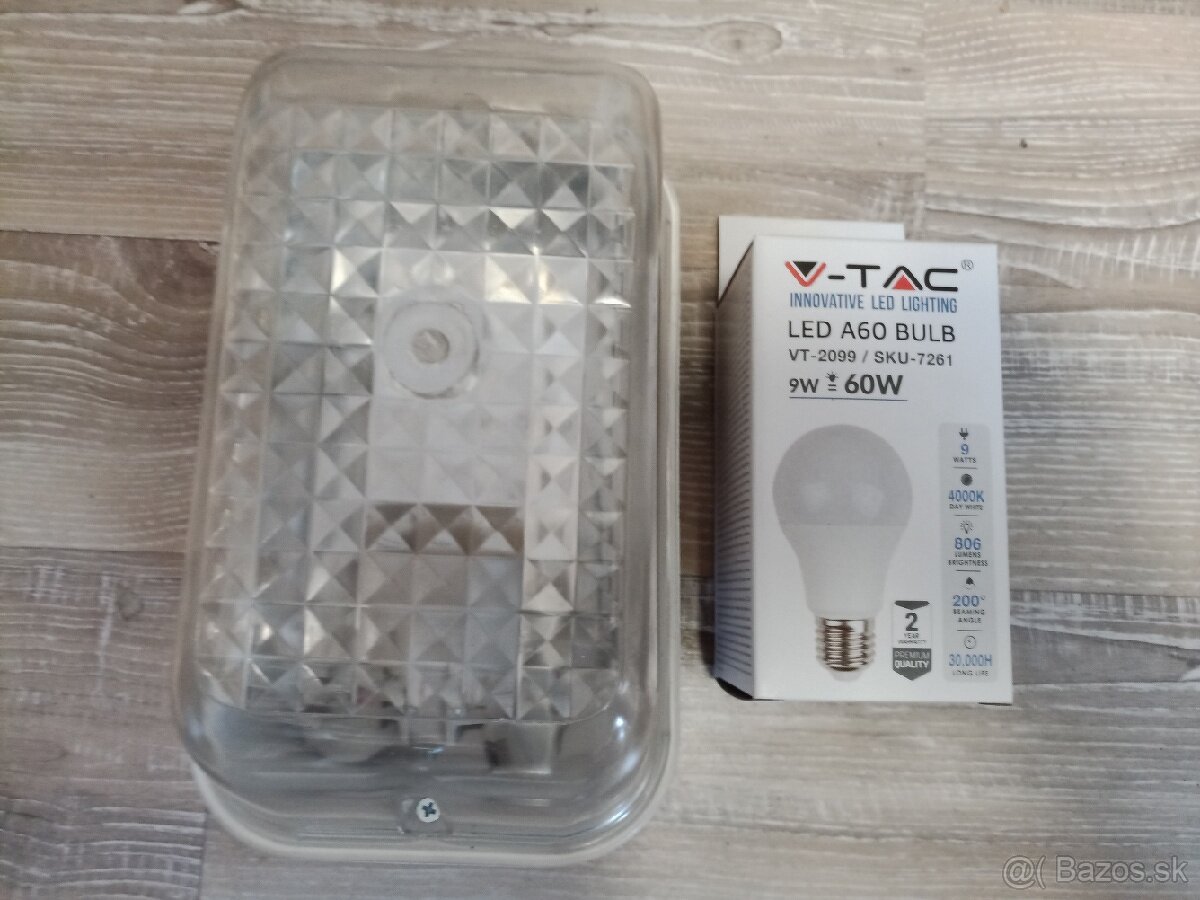 vodotesné lampa + žiarovky - 2