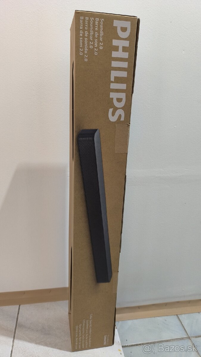 Soundbar Philips TAB4000 čierny NEROZBALENY - 2