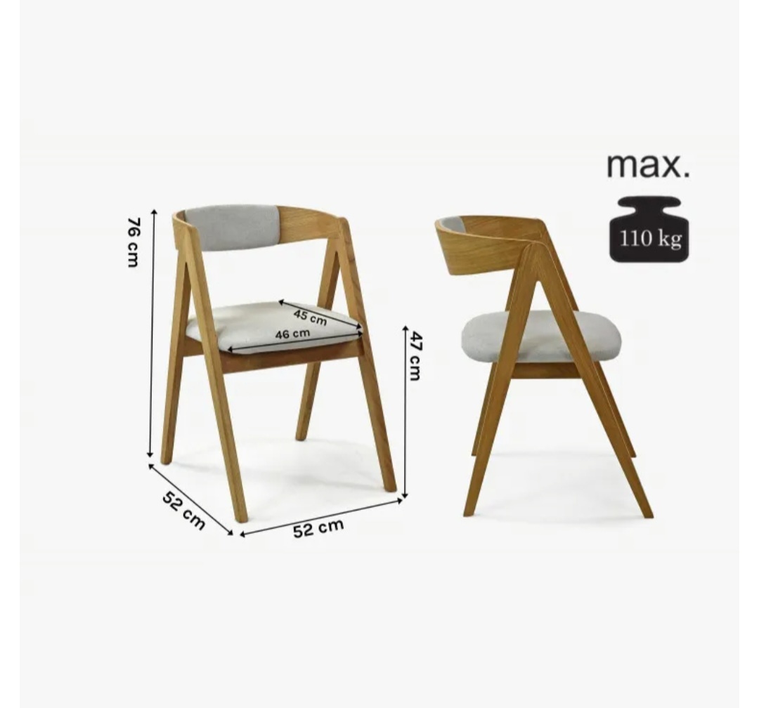 Jedalenske stolicky dubove Mirek nabytok - 2