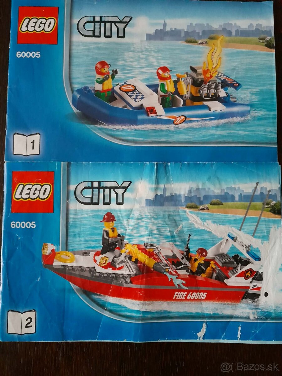 LEGO hasičský čln : 60005 - 2