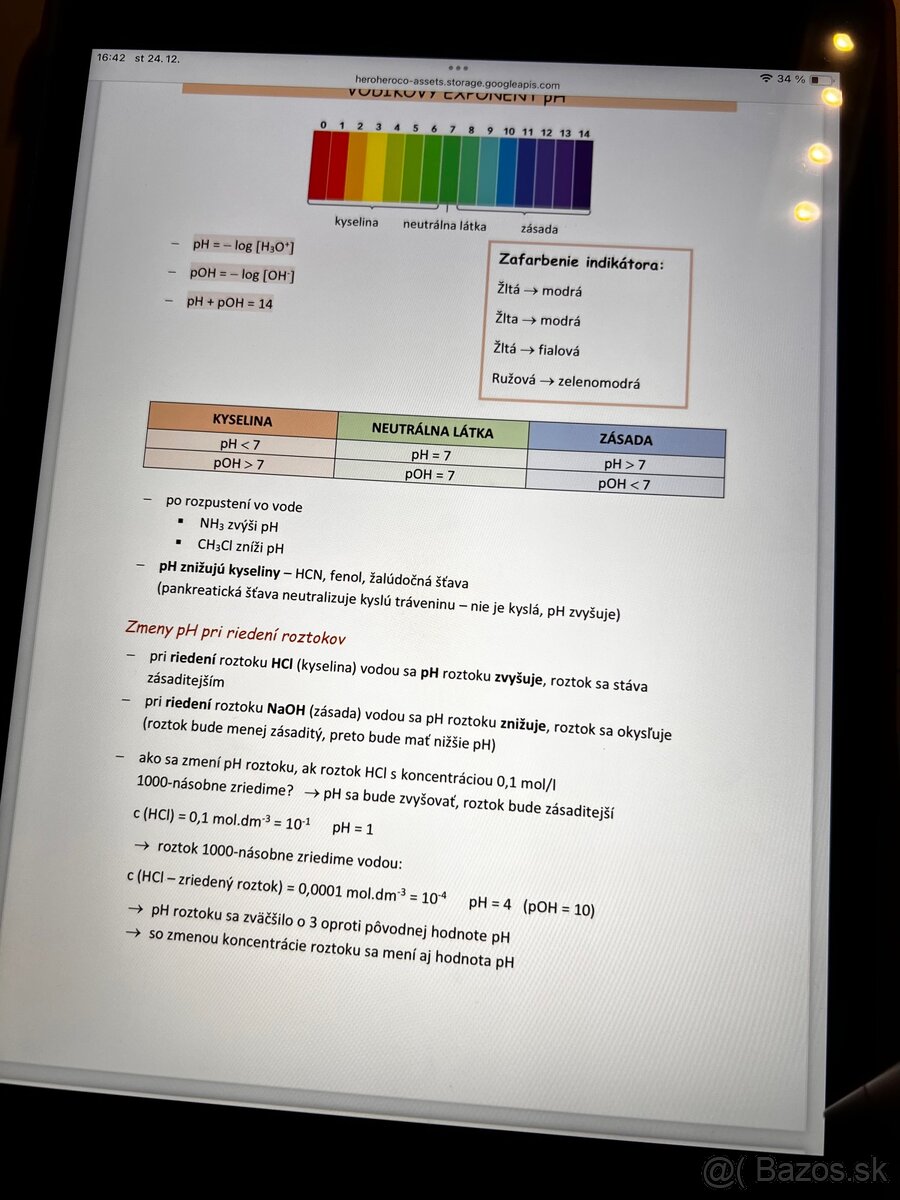 Maturita z chémie - 2