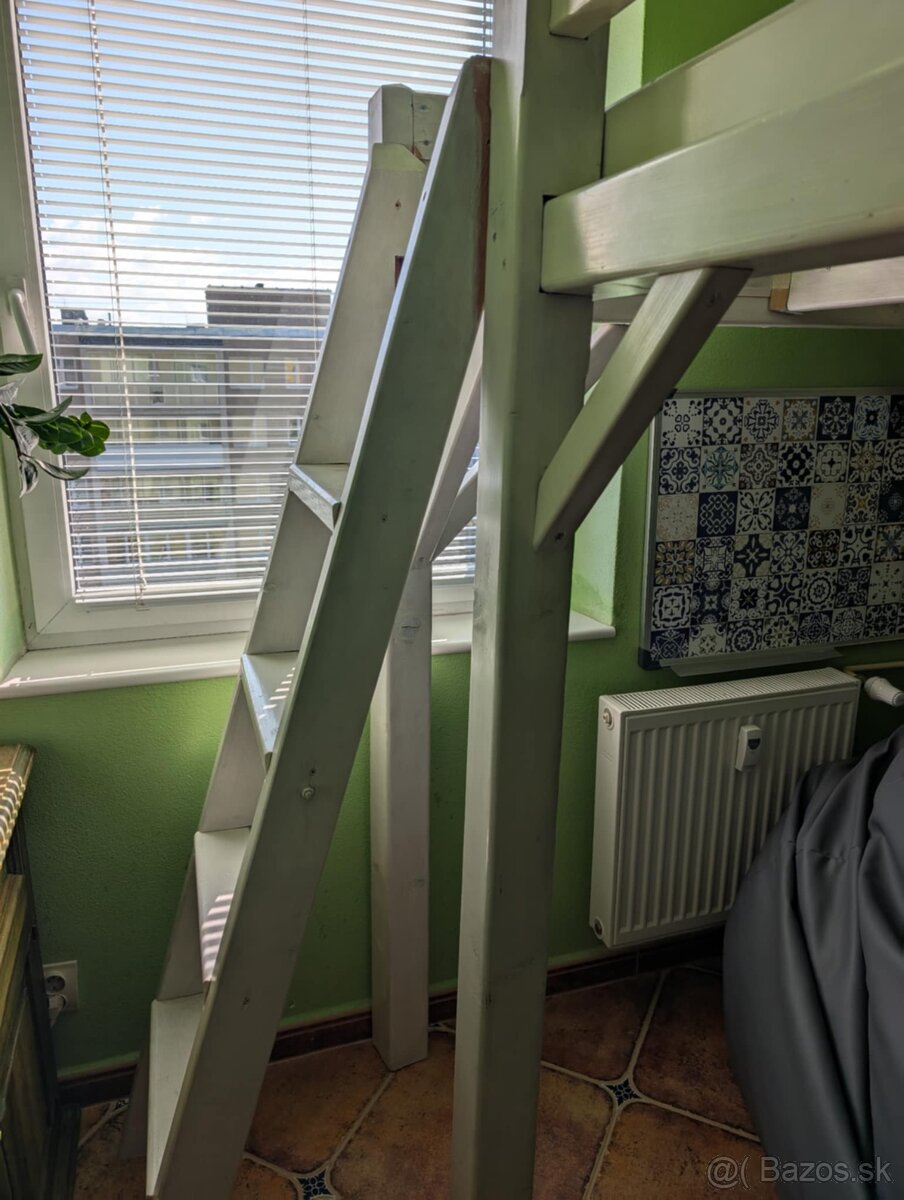 Drevená etážna poschodová postel na mieru - 2