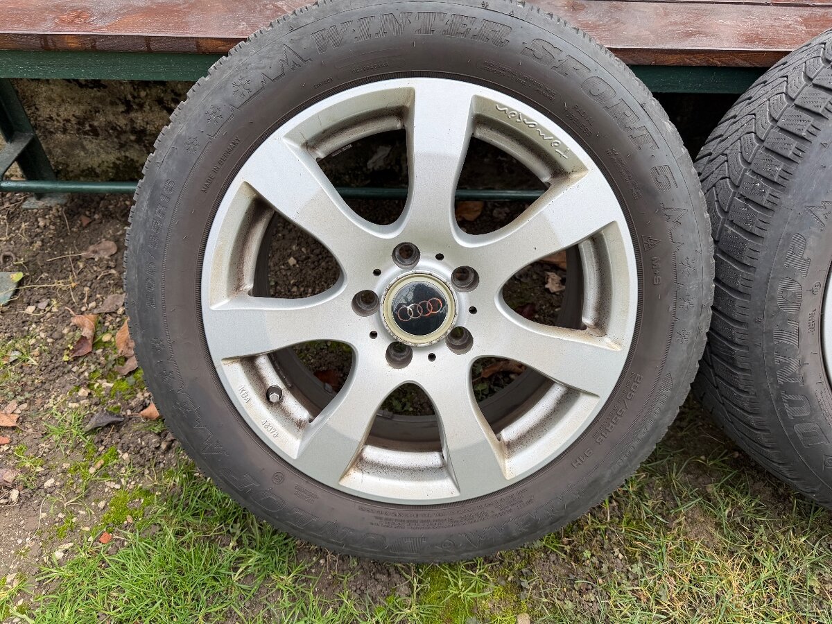 Disky 5x112 R16 + zimne pneu Dunlop - 2