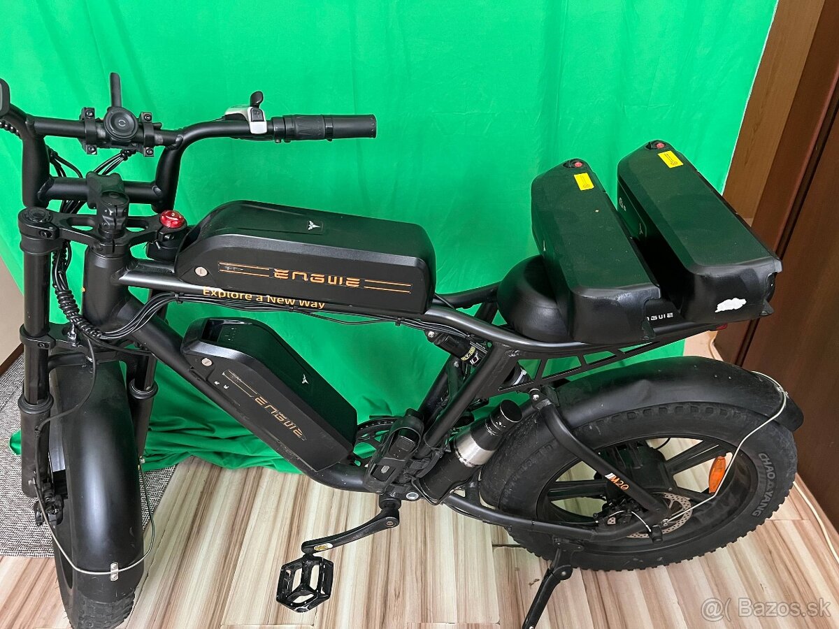 Engwe M20 – 4 batérie, 40+ km/h, 60 km bez pedálovania - 2
