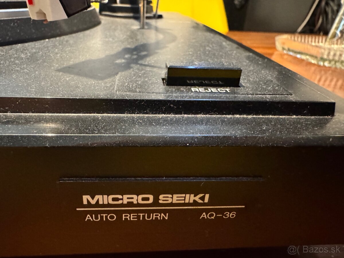 Gramofón Micro Seki AQ-36 -predchodca Technics SL - 2