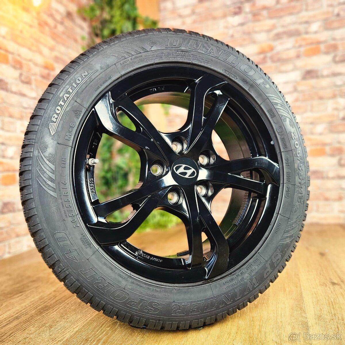 Alu R16 5x114 OEM HYUNDAI Elantra, Kia ceed +zimné 205/55R16 - 2