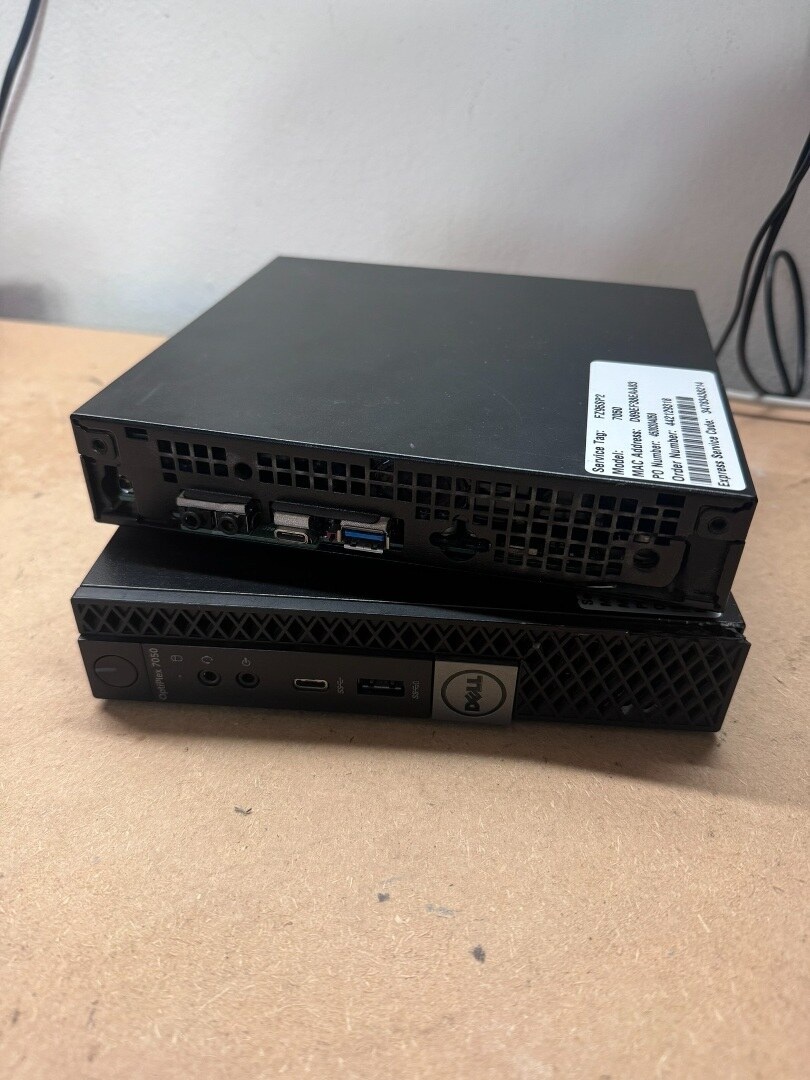 Predám 2x Dell 7050 na diely alebo na opravu/doskladanie. - 2