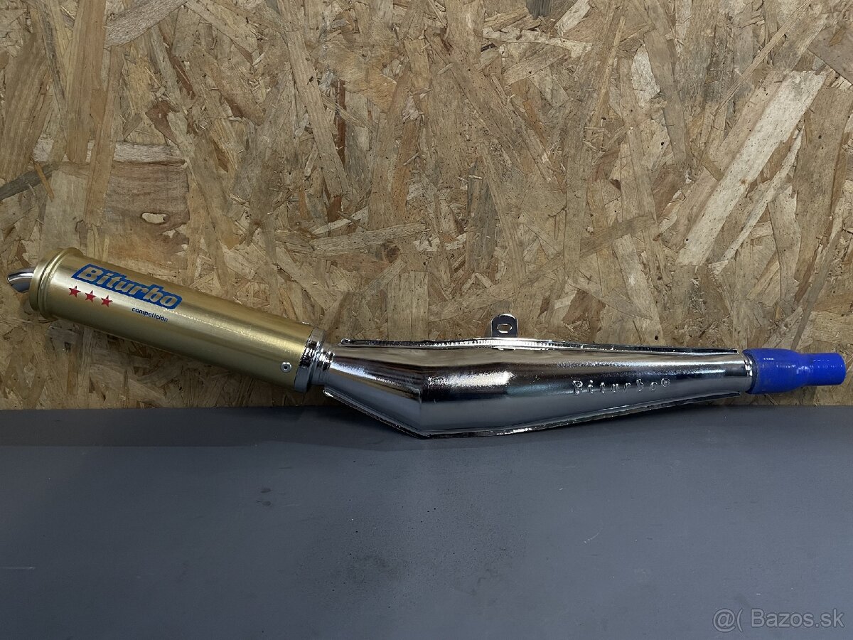 Ladený športový výfuk babetta biturbo- NOVÝ - 2