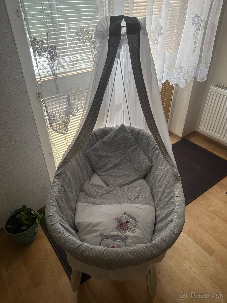 Detská kolíska na kolieskach - 2