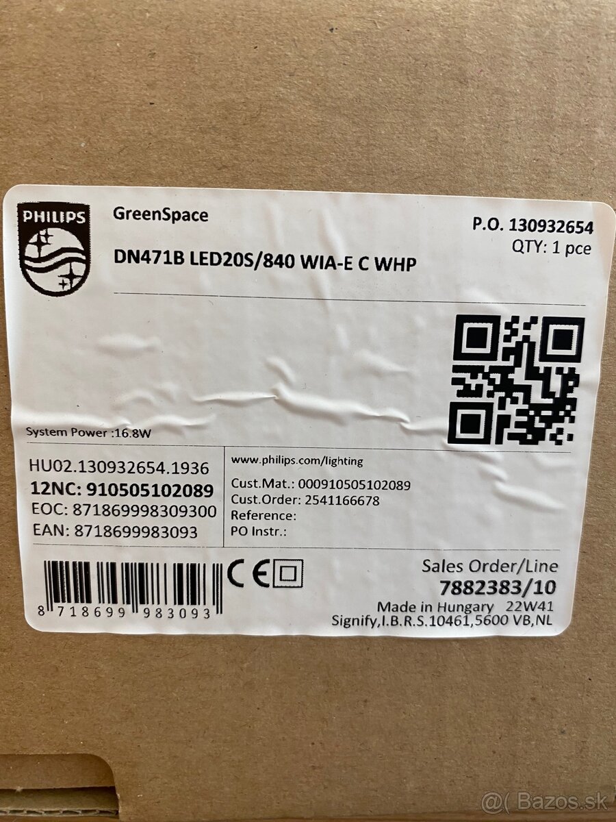 Svietidlo podhladove PHILIPS LED - 2