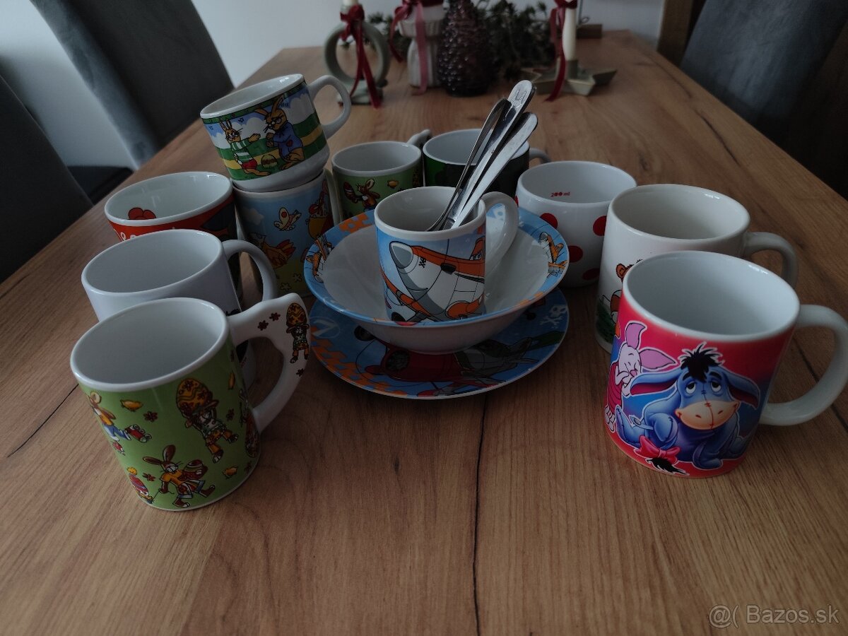 Detská obedová súprava, poháre - 2