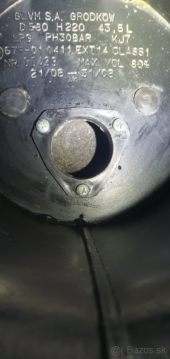 Predam LPG nadrze 43,5L do 2031,54L do 2032,47L do 2029 - 2
