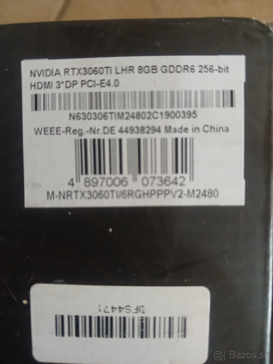 Grafická karta NVIDIA RTX3060TI 8GB - 2