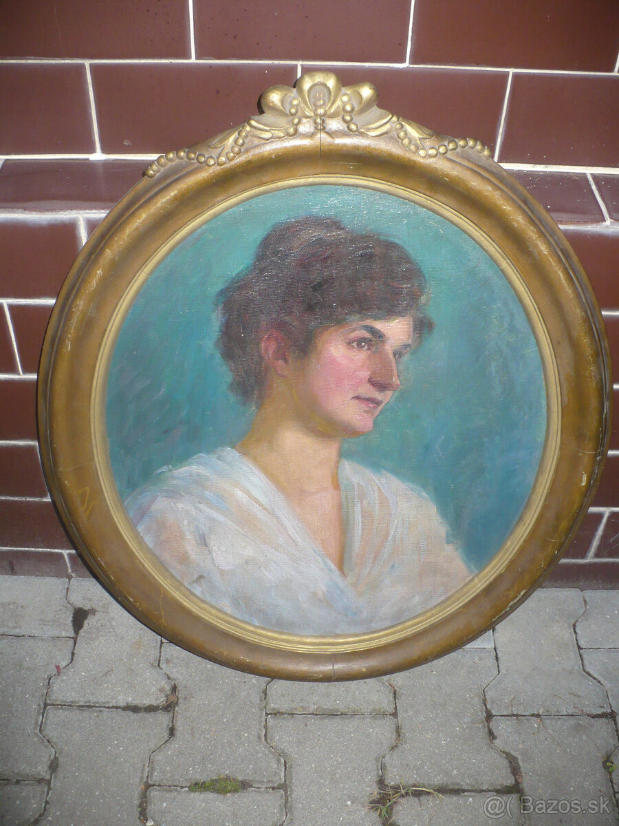 obraz portrét dámy - 2