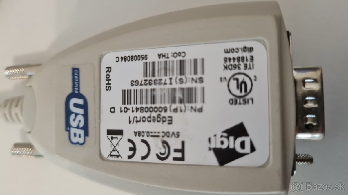 DIGI INTER. EDGEPORT/1 1PORT USB TO SERIAL 50000823-0 - 2