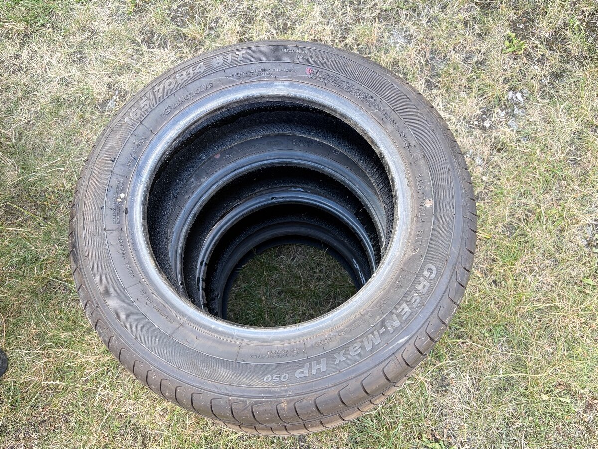 Letné pneumatiky 165/70 R14 - 2