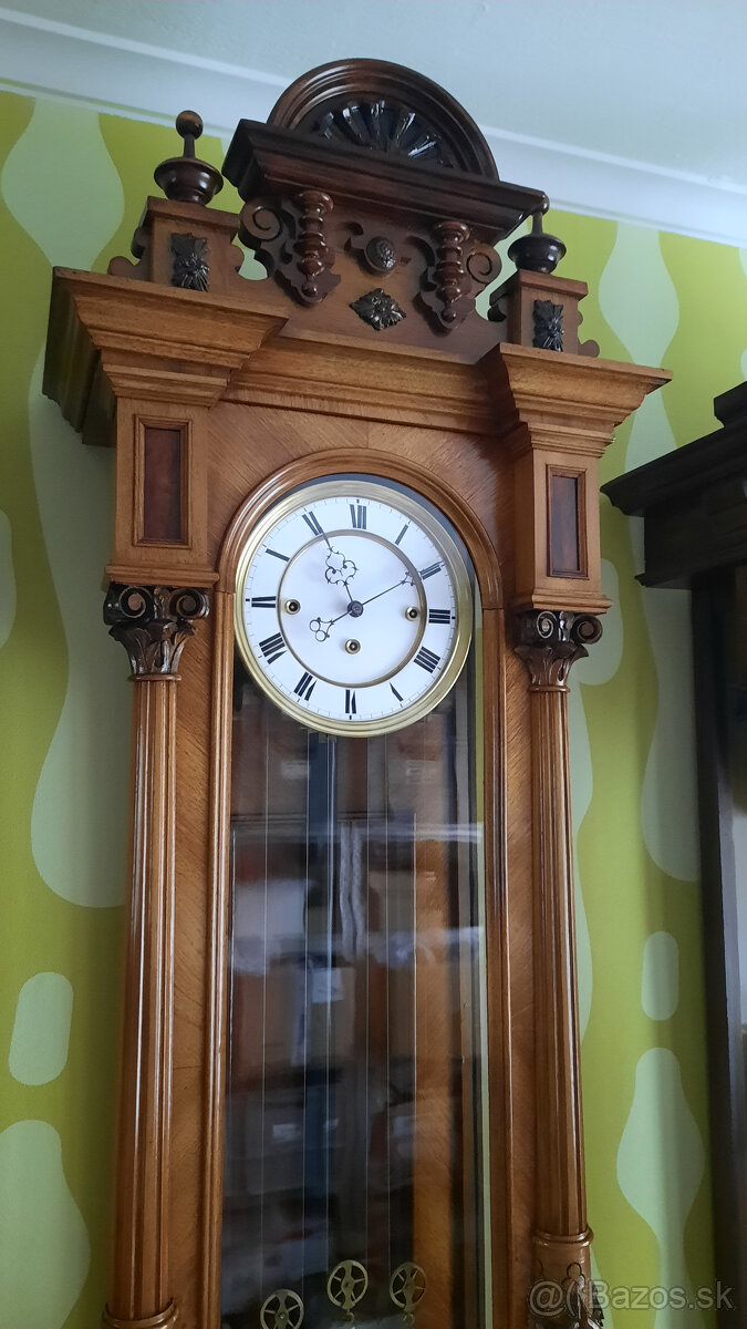 starožitné Wien hodiny Grande Sonnerie, nástennné - 2