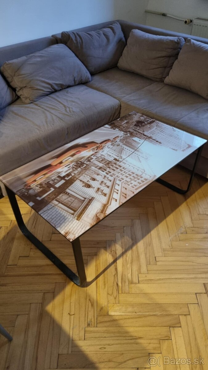 REZERVOVANÉ Darujem sklenený konferenčný stolík - 2