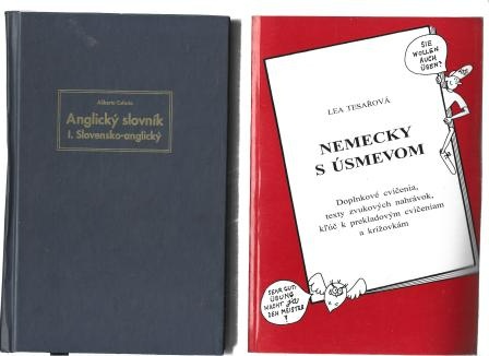 Jazykové učebnice a slovníky po 1 € - 2